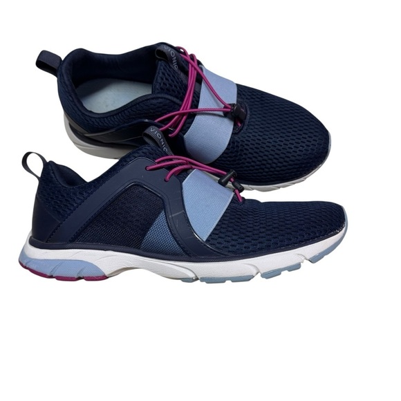 Vionic Berlin sneakers in blue with bungee lace - Picture 4 of 9